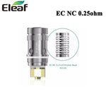 5pcs Eleaf EC NC 0.25ohm SS316L Coil Replacement Head